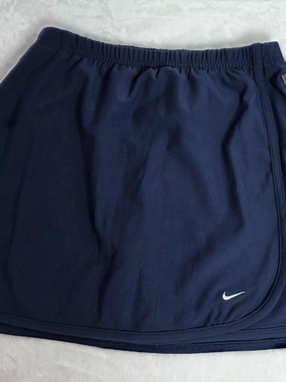 Nike Golf Girls Knit Skort Size L (14)  Blue Navy  Dri-Fit Tennis NWT